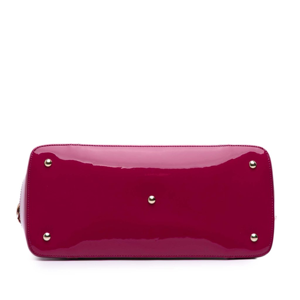 Gucci Large Microguccissima Patent Nice Dome Satchel - 3