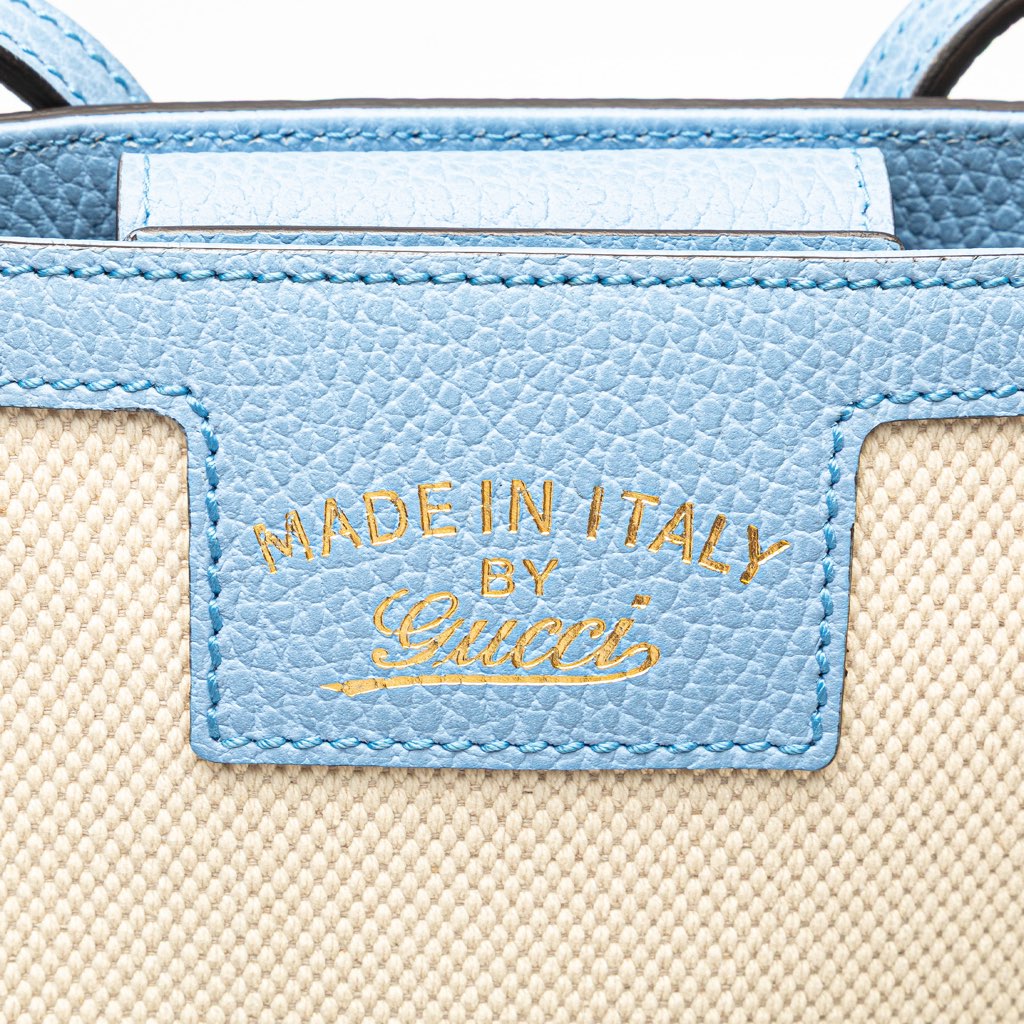 Gucci Medium Canvas Swing Tote - Detail 1