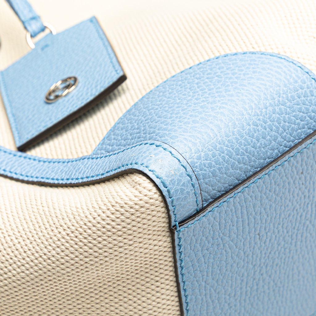 Gucci Medium Canvas Swing Tote - Image 11