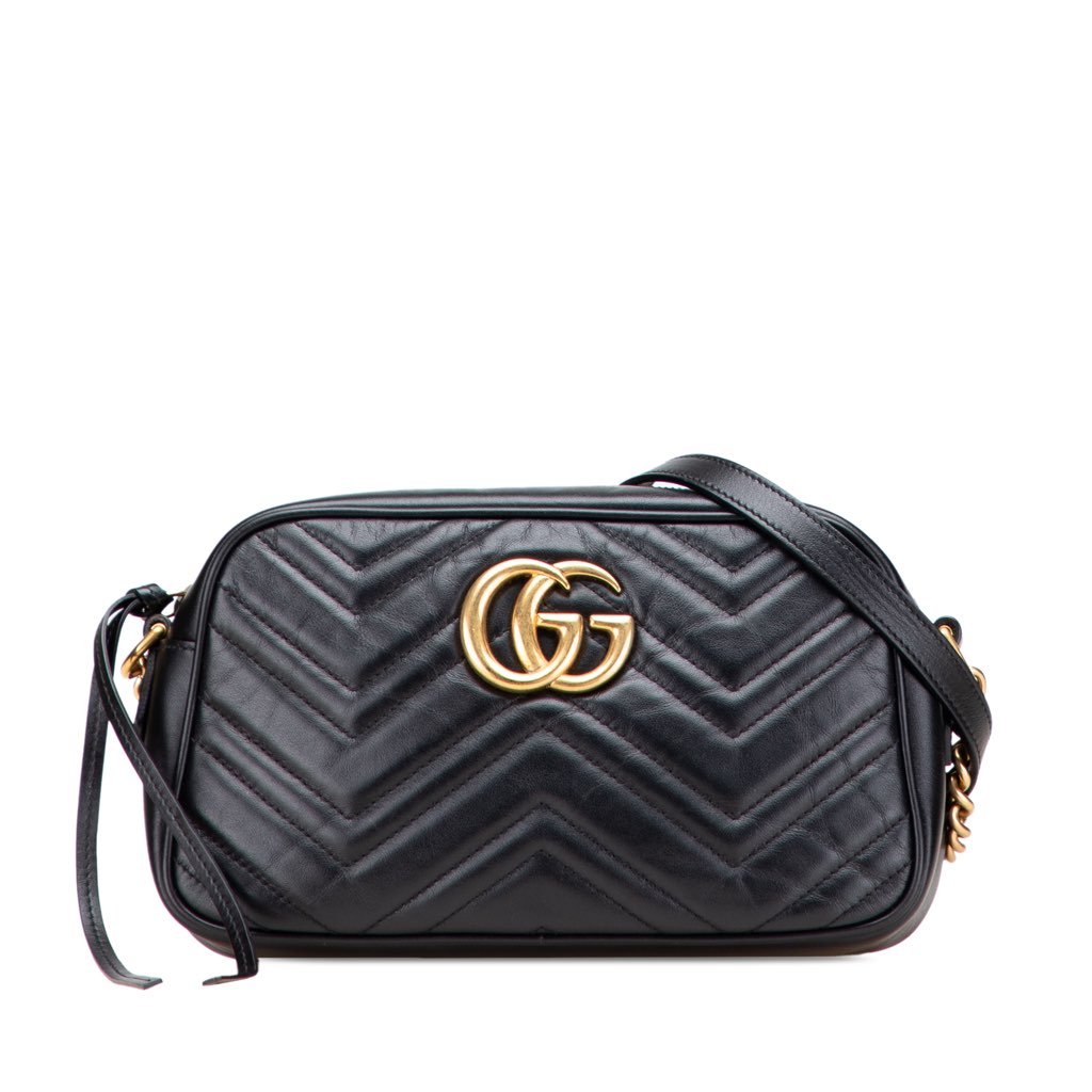 Gucci Small GG Marmont Matelasse Leather Crossbody