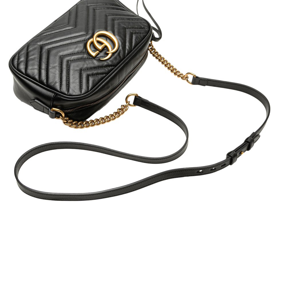 Gucci Small GG Marmont Matelasse Leather Crossbody - Image 13