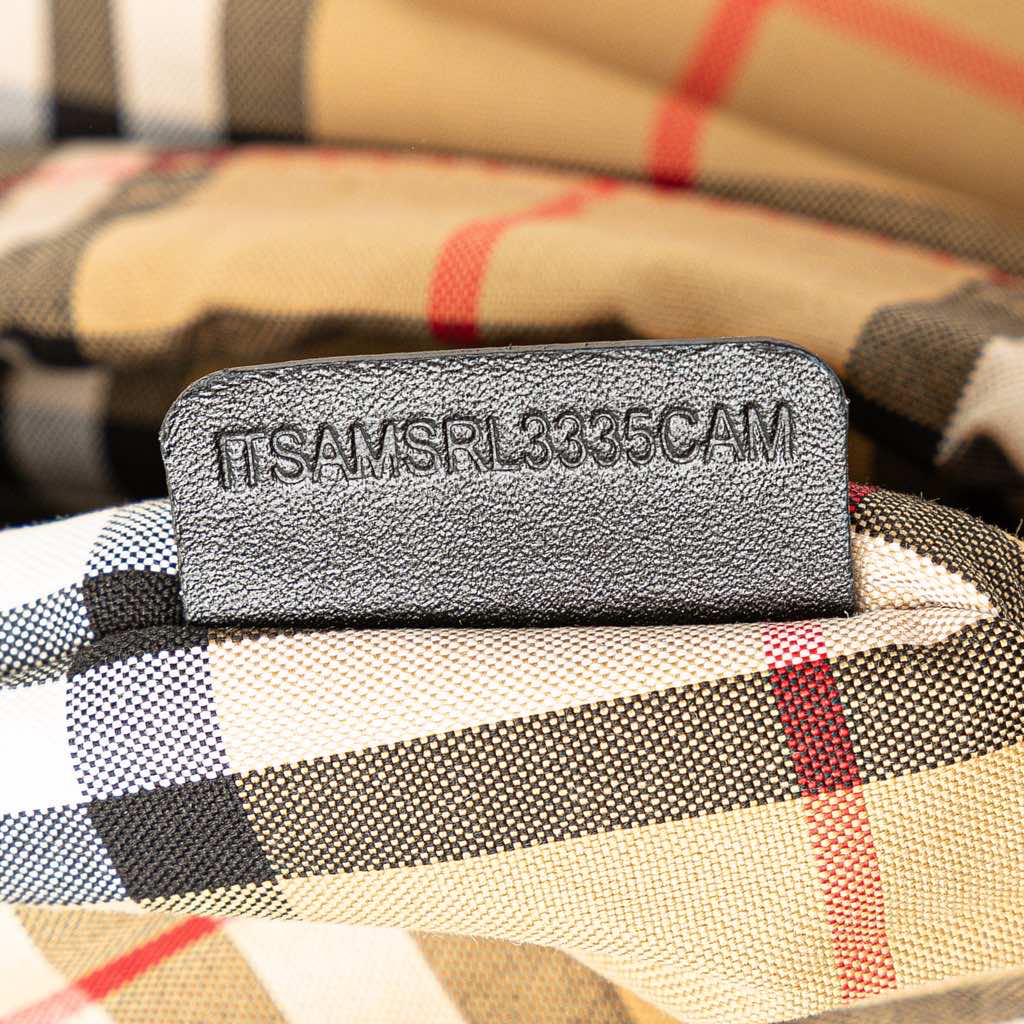 Burberry PVC and House Check Canvas Shopper Tote - Side view