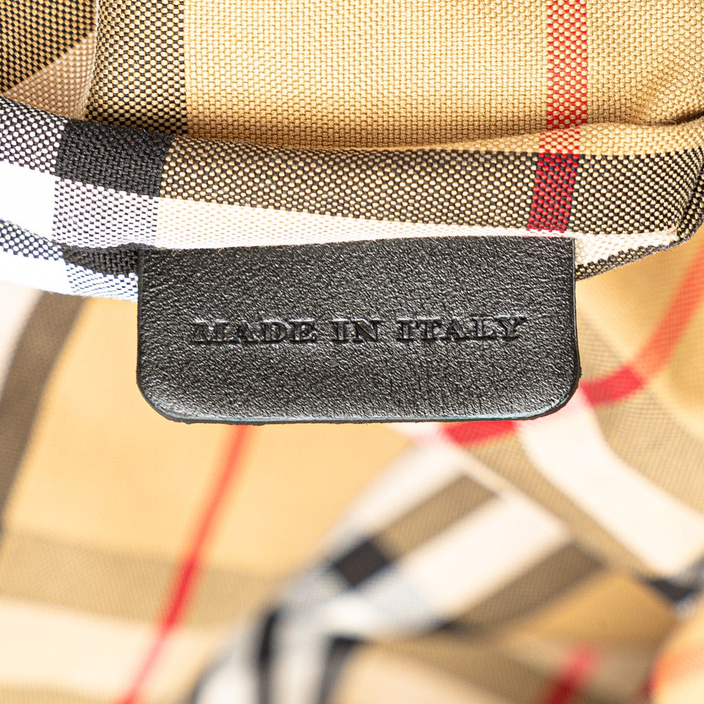 Burberry PVC and House Check Canvas Shopper Tote - Detail 1