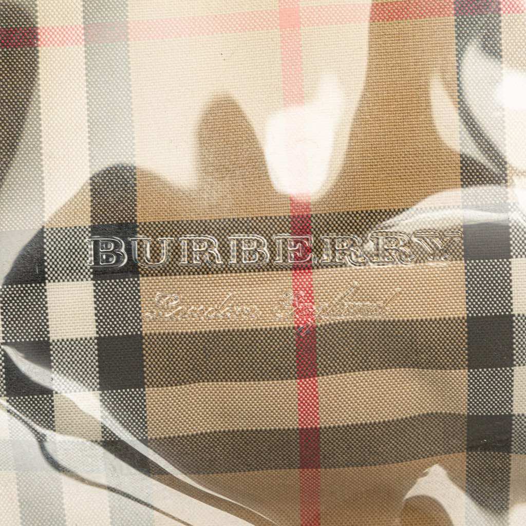 Burberry PVC and House Check Canvas Shopper Tote - Detail 2
