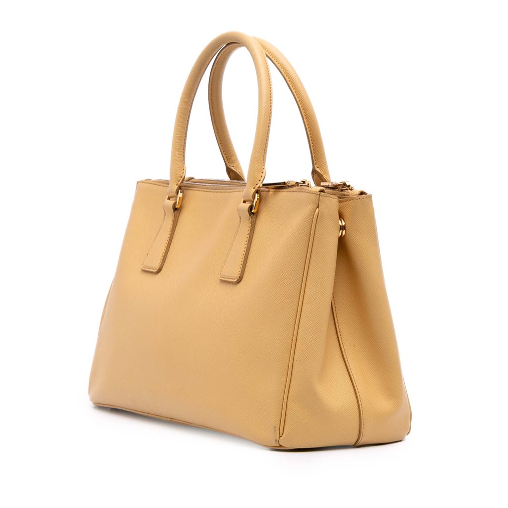 Prada Small Saffiano Lux Galleria Double Zip Satchel - 2