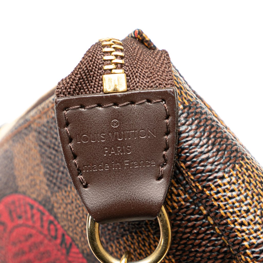 Louis Vuitton Damier Ebene Trunks and Bags Mini Pochette Accessoires - Side view