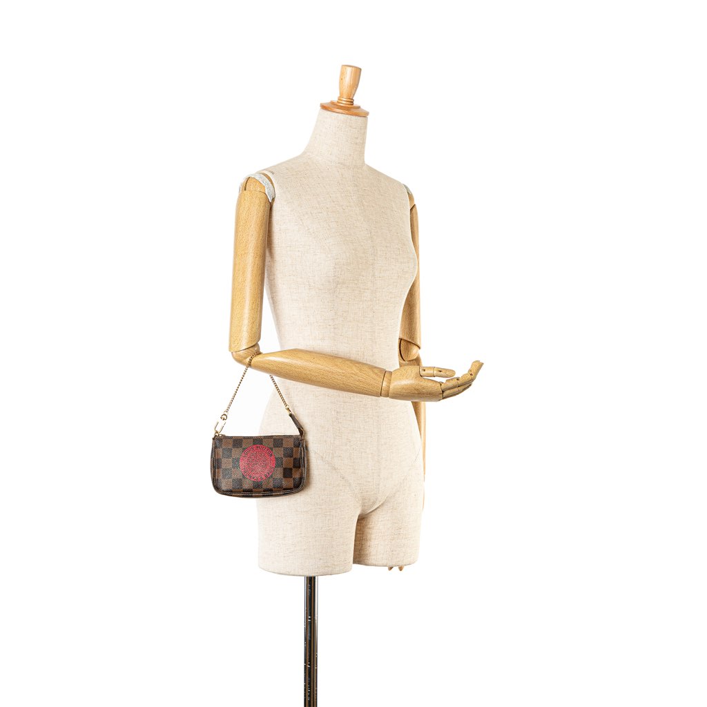 Louis Vuitton Damier Ebene Trunks and Bags Mini Pochette Accessoires - Detail 2