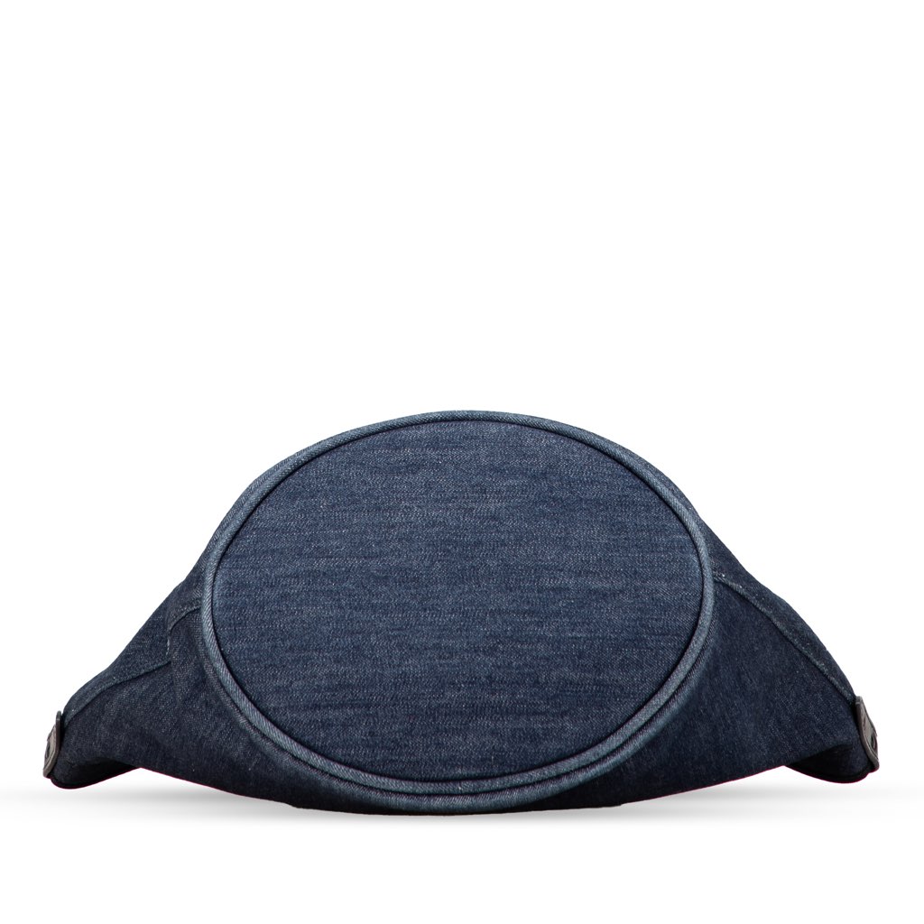 Prada Denim Logo Satchel - Image 6