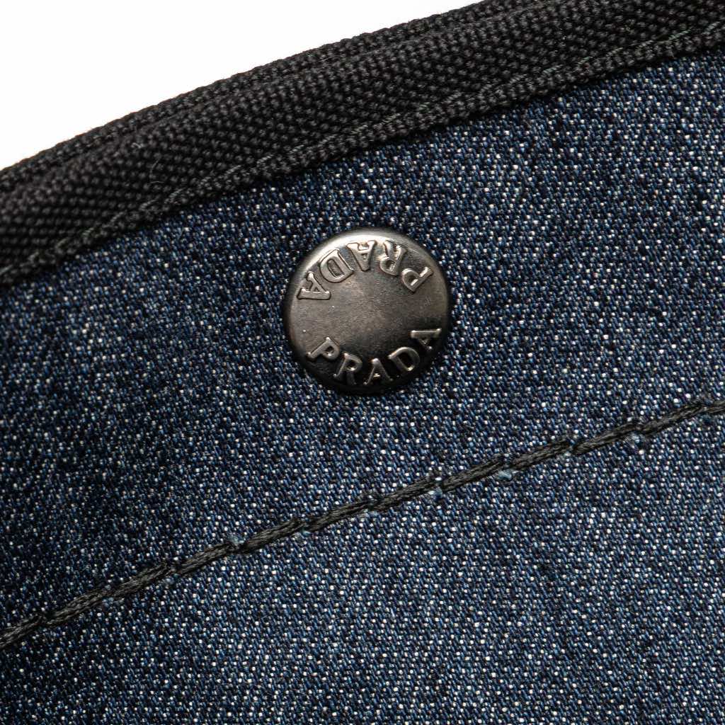 Prada Denim Logo Satchel - Detail 2