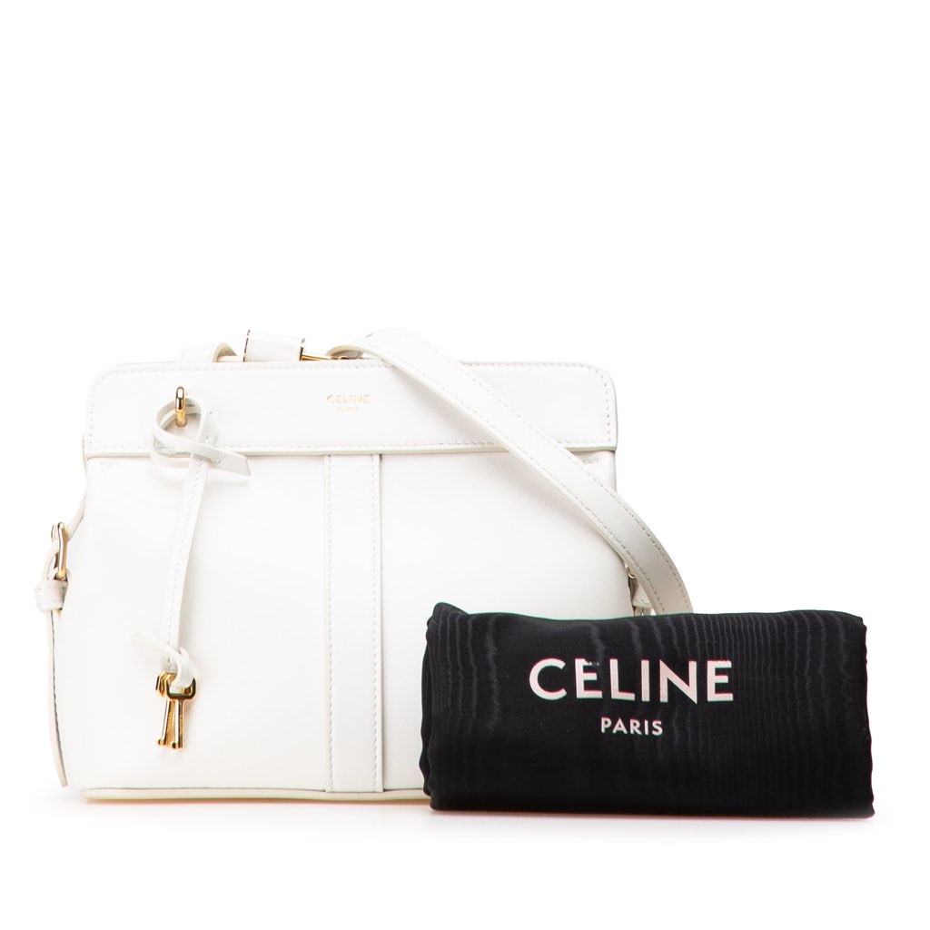 Celine Teen Leather Cabas De France Crossbody - Image 14