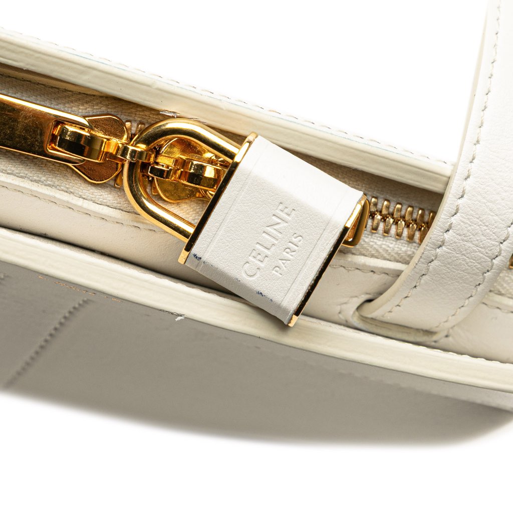 Celine Teen Leather Cabas De France Crossbody - Image 10