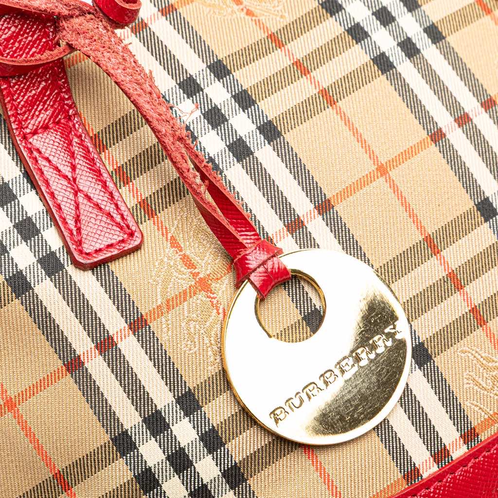 Burberry Haymarket Check Canvas Handbag - Detail 2