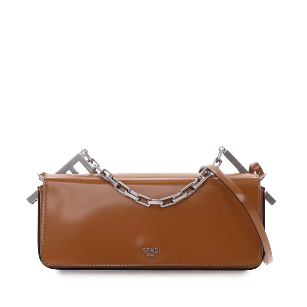Fendi Patent First Sight Chain Satchel