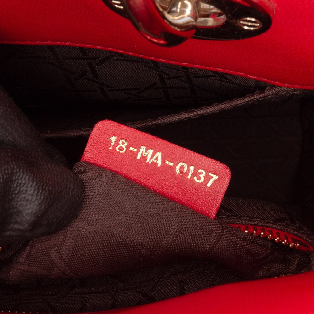 Dior Small Lambskin Cannage My ABCDior Lady Dior - Side view