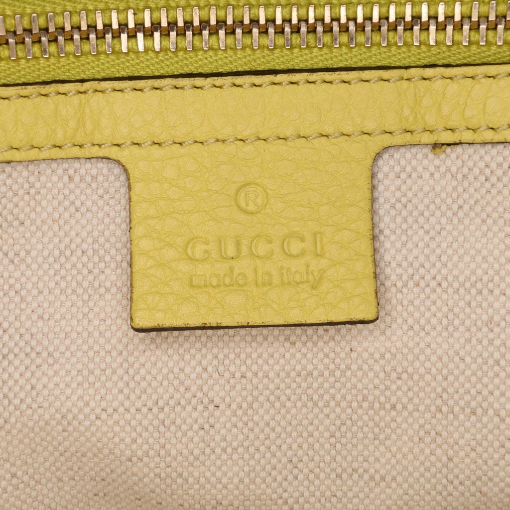 Gucci Medium Calfskin Bamboo Shopper Satchel - 5