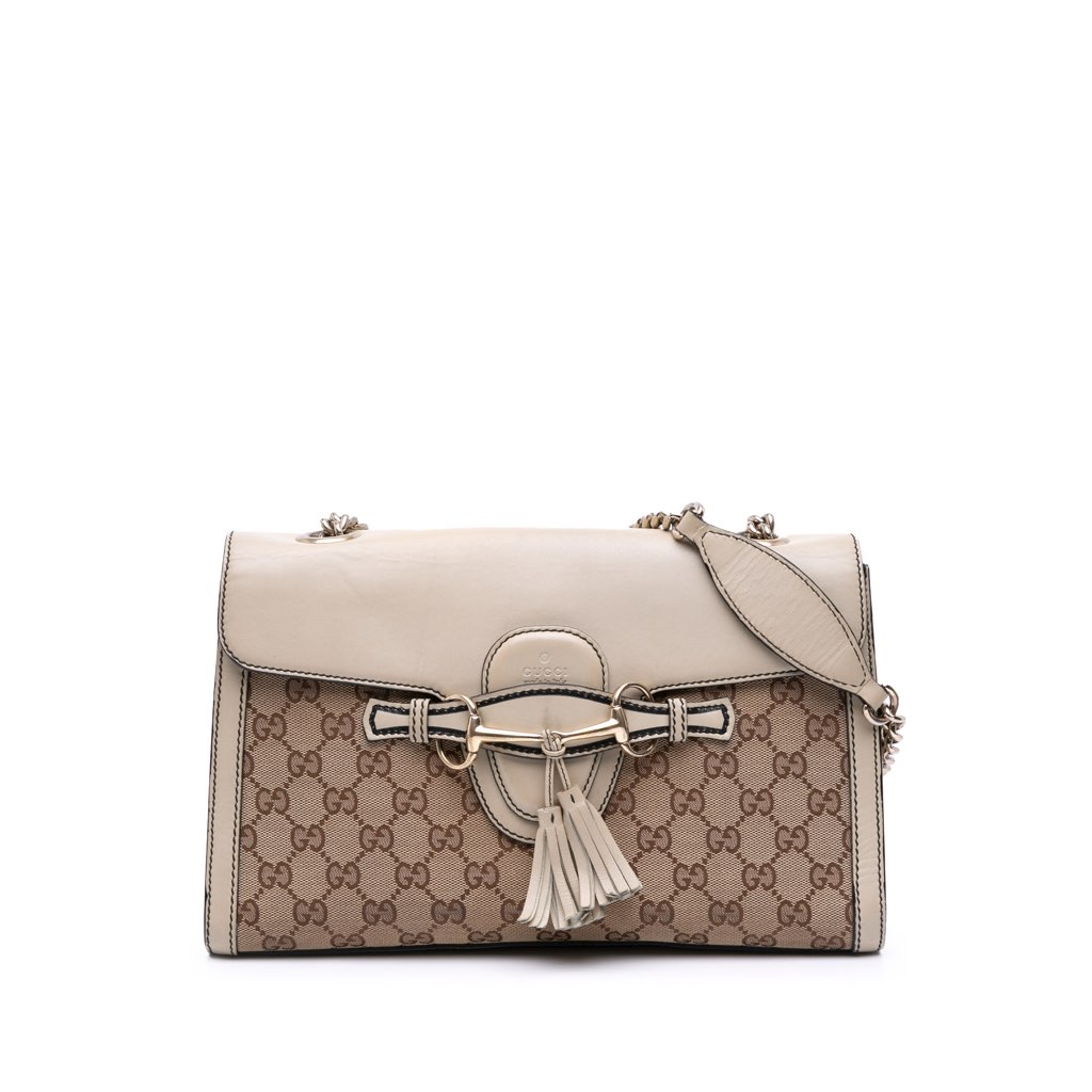 Gucci Medium GG Canvas Emily Shoulder Bag