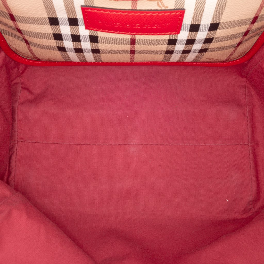 Burberry Small Haymarket Check Coated Canvas Canterbury Tote - 4