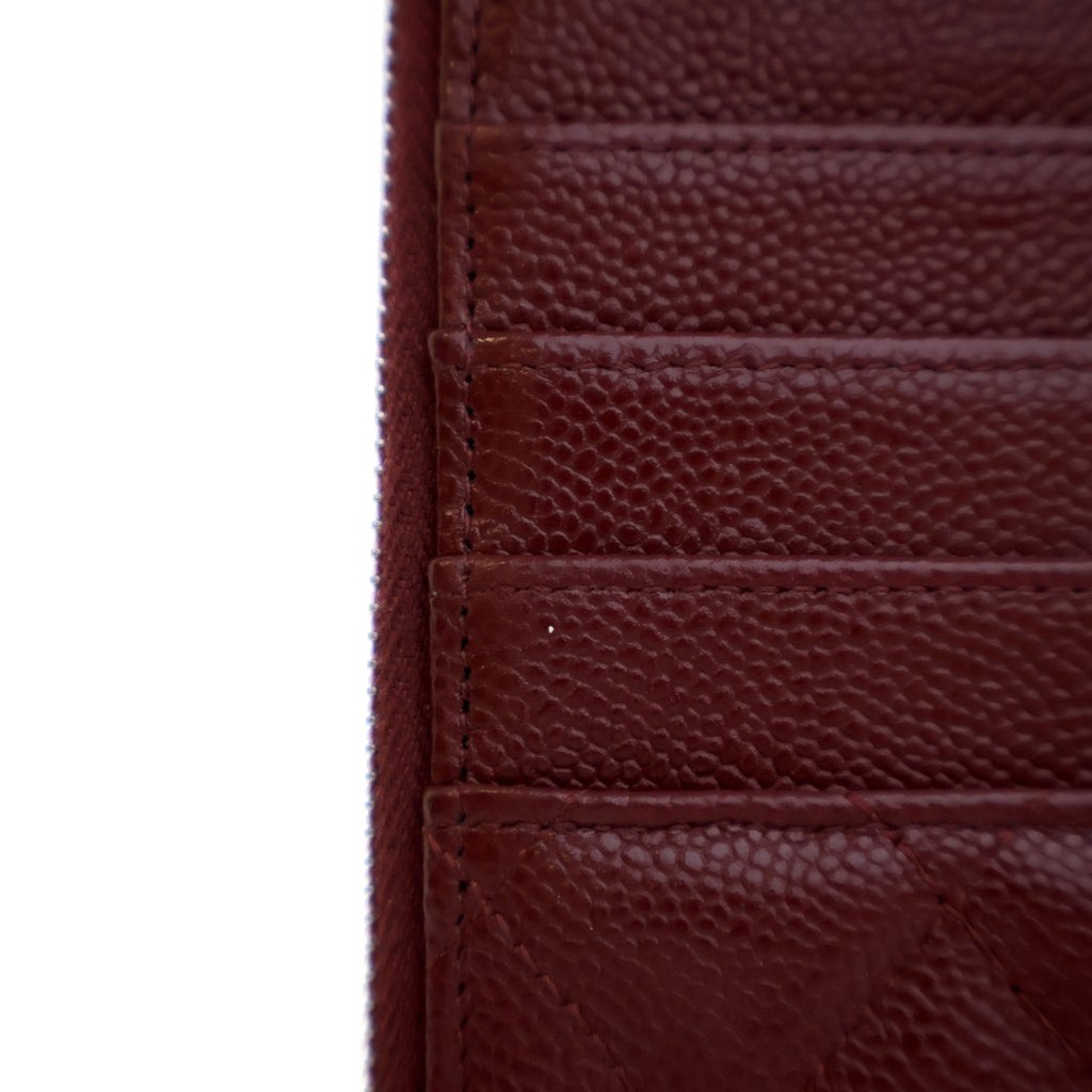 Chanel CC Quilted Caviar Flat Phone Case Wallet Pouch - 4