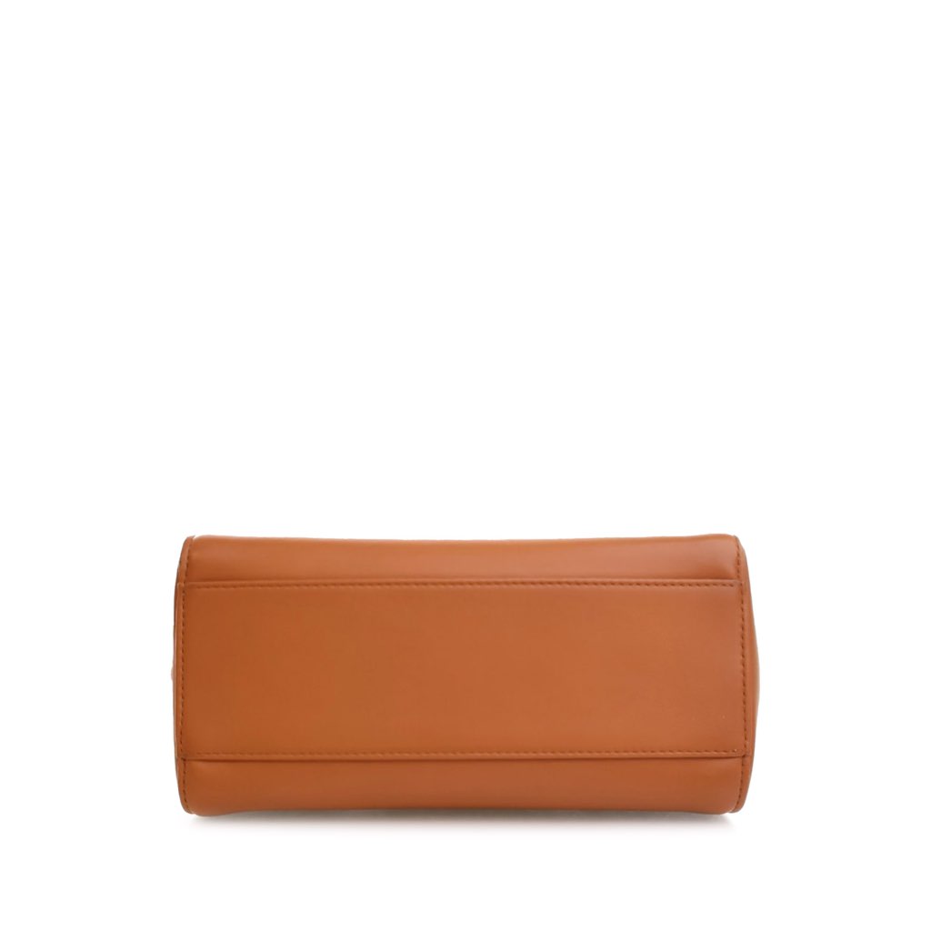 Fendi Mini Leather Iconic Peekaboo Satchel - 3