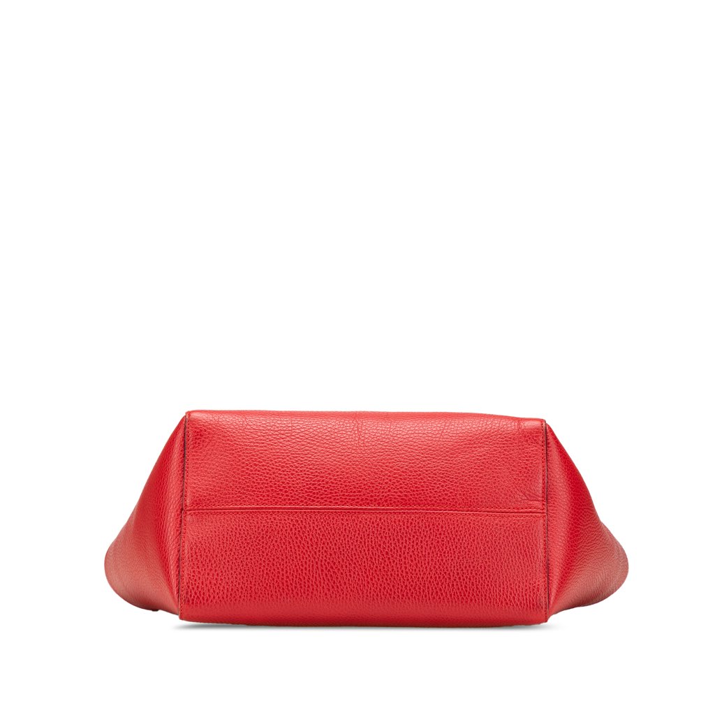 Gucci Medium Leather Swing Tote - Image 6