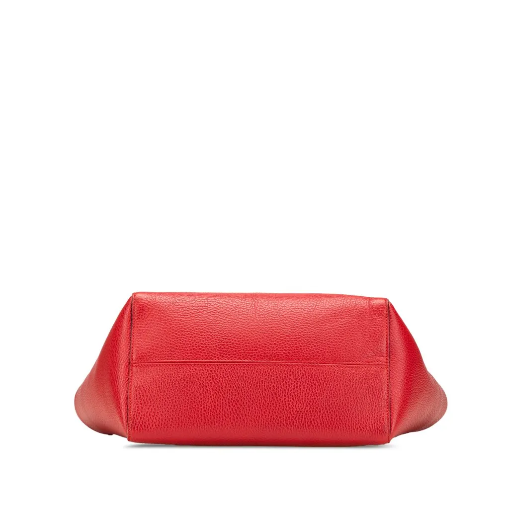 Gucci Medium Leather Swing Tote Red Leather Very good - Inside View