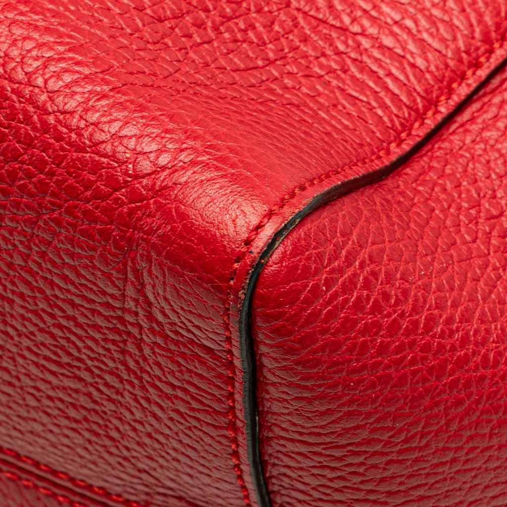 Gucci Medium Leather Swing Tote - Image 10