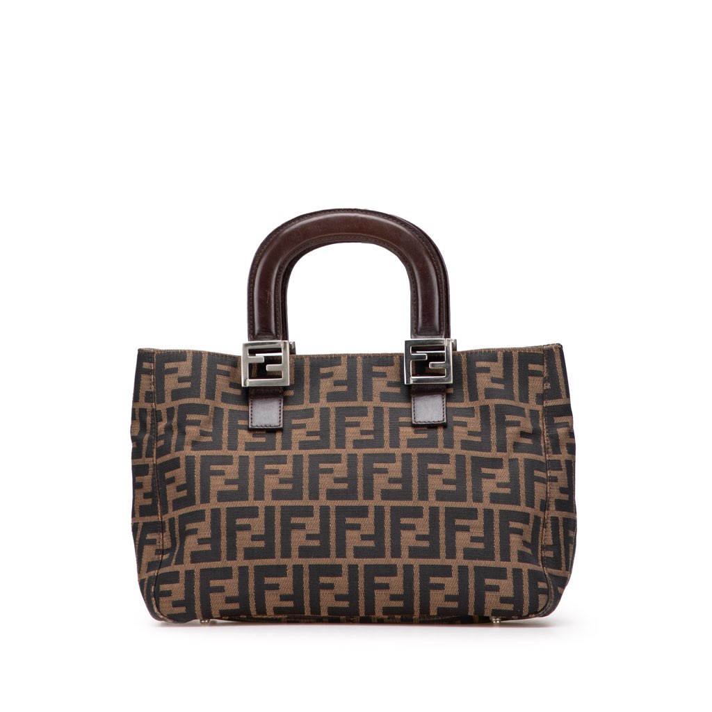 Fendi Small Zucca Canvas Twins Tote