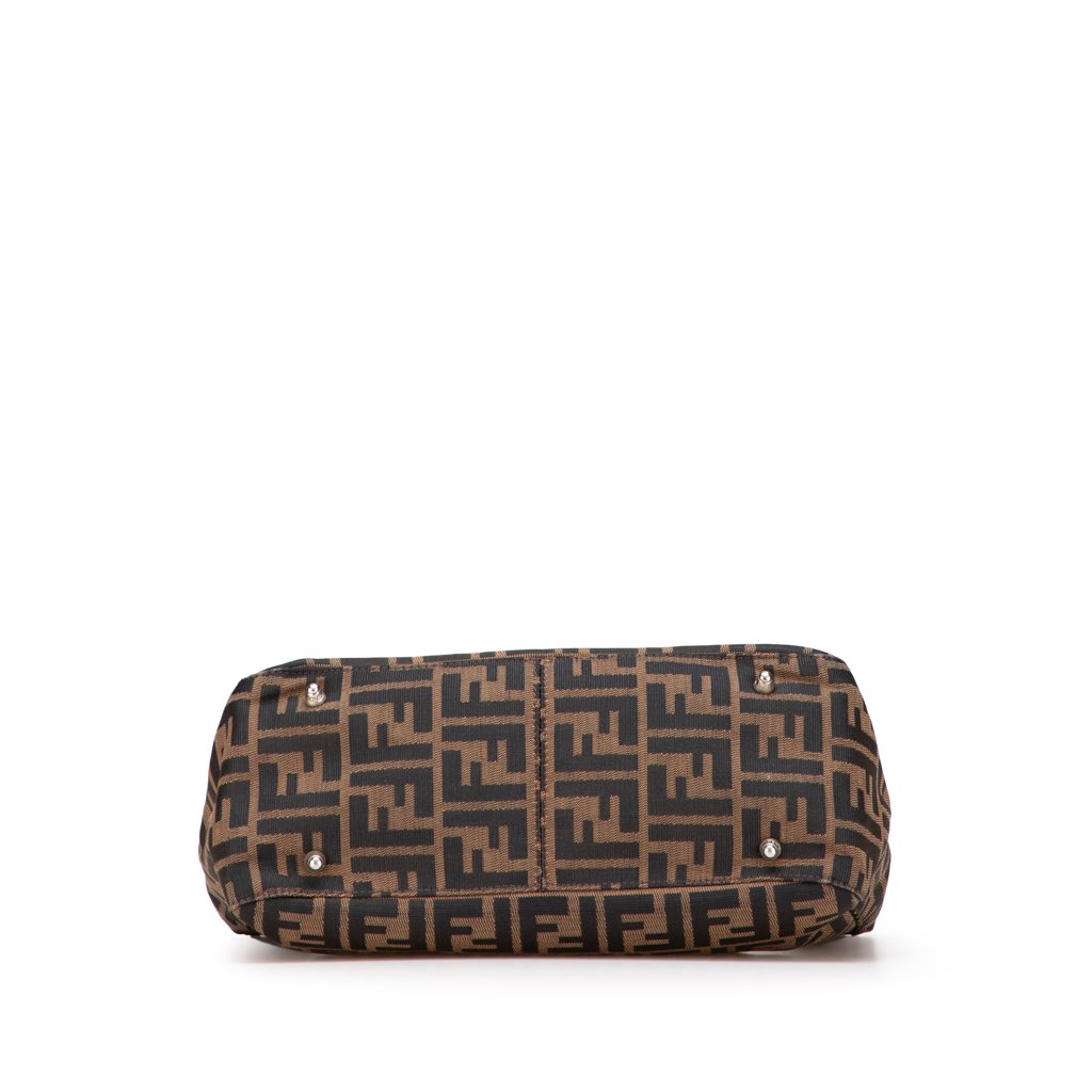 Fendi Small Zucca Canvas Twins Tote - Image 6