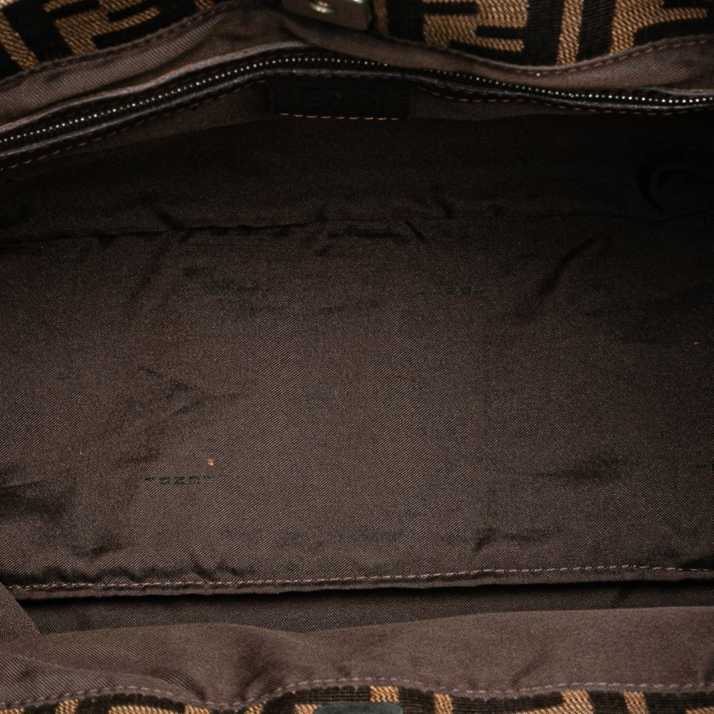 Fendi Small Zucca Canvas Twins Tote - 4