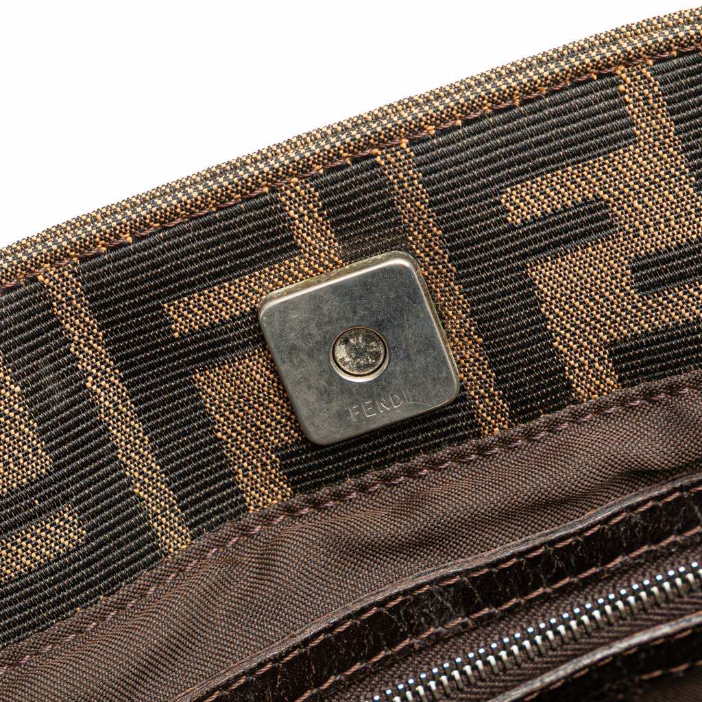Fendi Small Zucca Canvas Twins Tote - Image 10