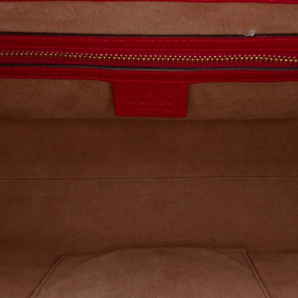 Gucci Small GG Supreme Padlock Satchel - 4