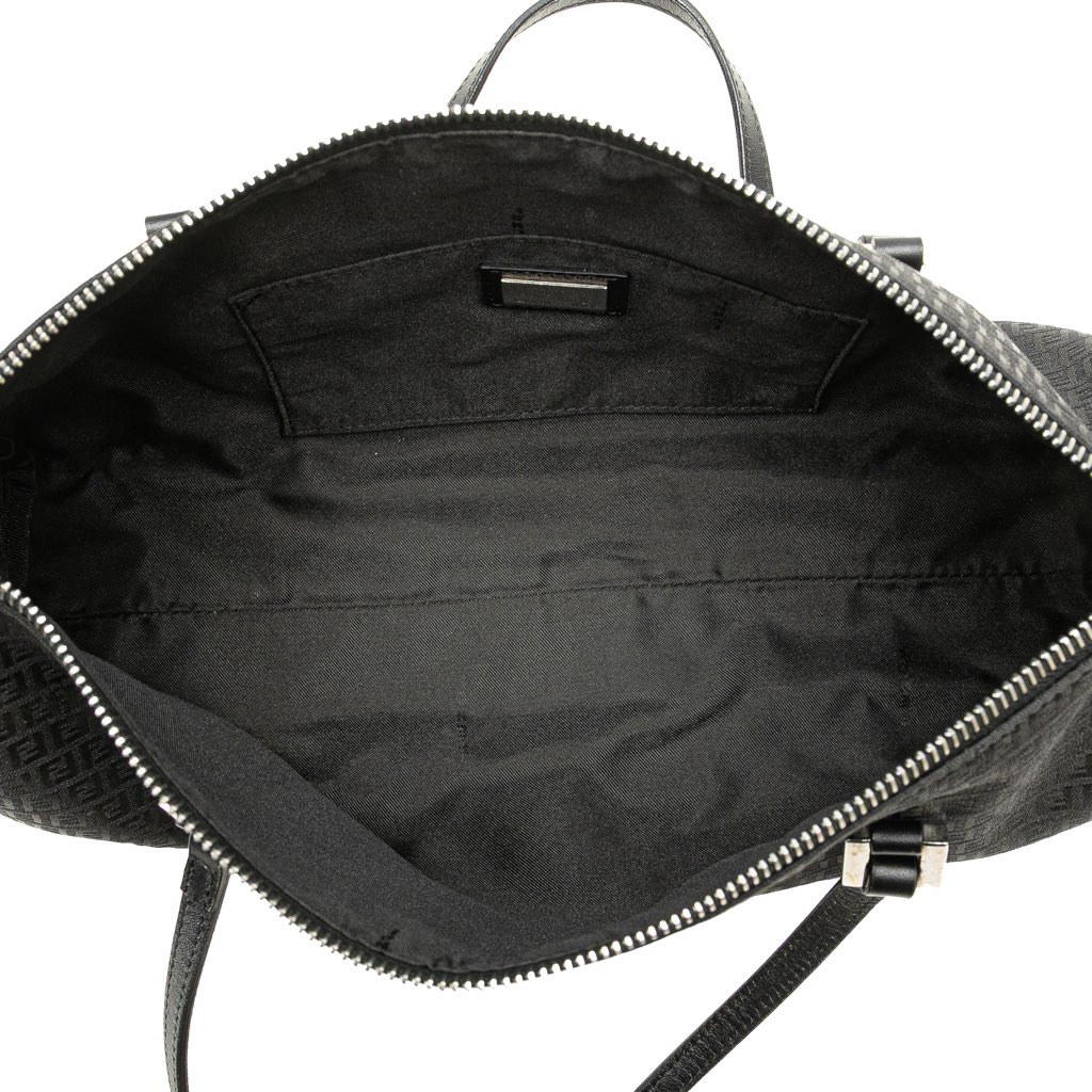 Fendi Micro Zucchino Canvas Bauletto Handbag - 4