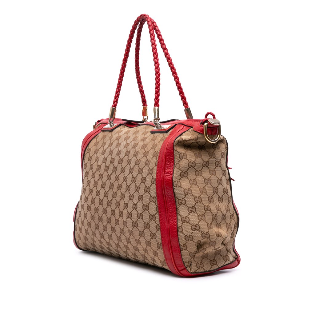 Gucci Large GG Canvas Bella Satchel - 2