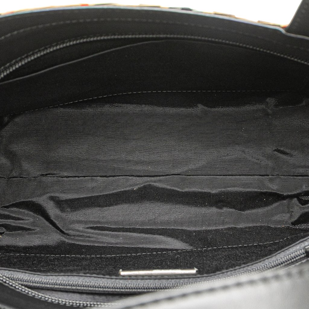 Burberry Nova Check Trimmed Leather Handbag - 4