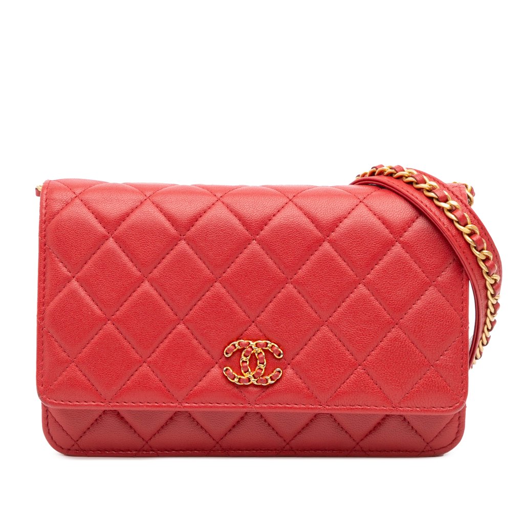 Chanel Quilted Lambskin 19 Wallet on Chain