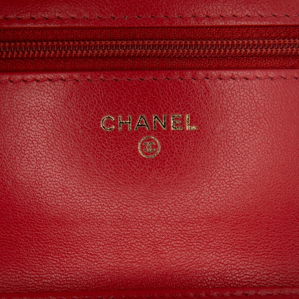 Chanel Quilted Lambskin 19 Wallet on Chain - Side view
