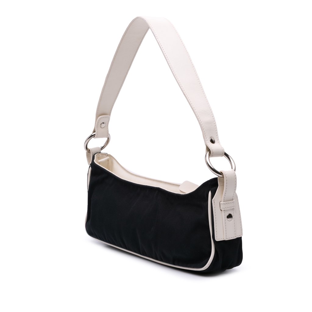 Burberry Leather And Canvas Shoulder Bag - 2