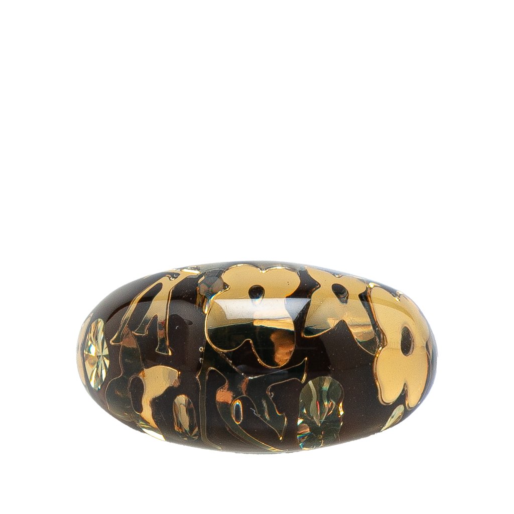 Louis Vuitton Resin Crystal Inclusion Ring