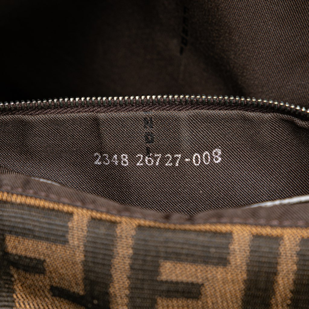 Fendi Zucca Canvas Shoulder Bag - Detail 1