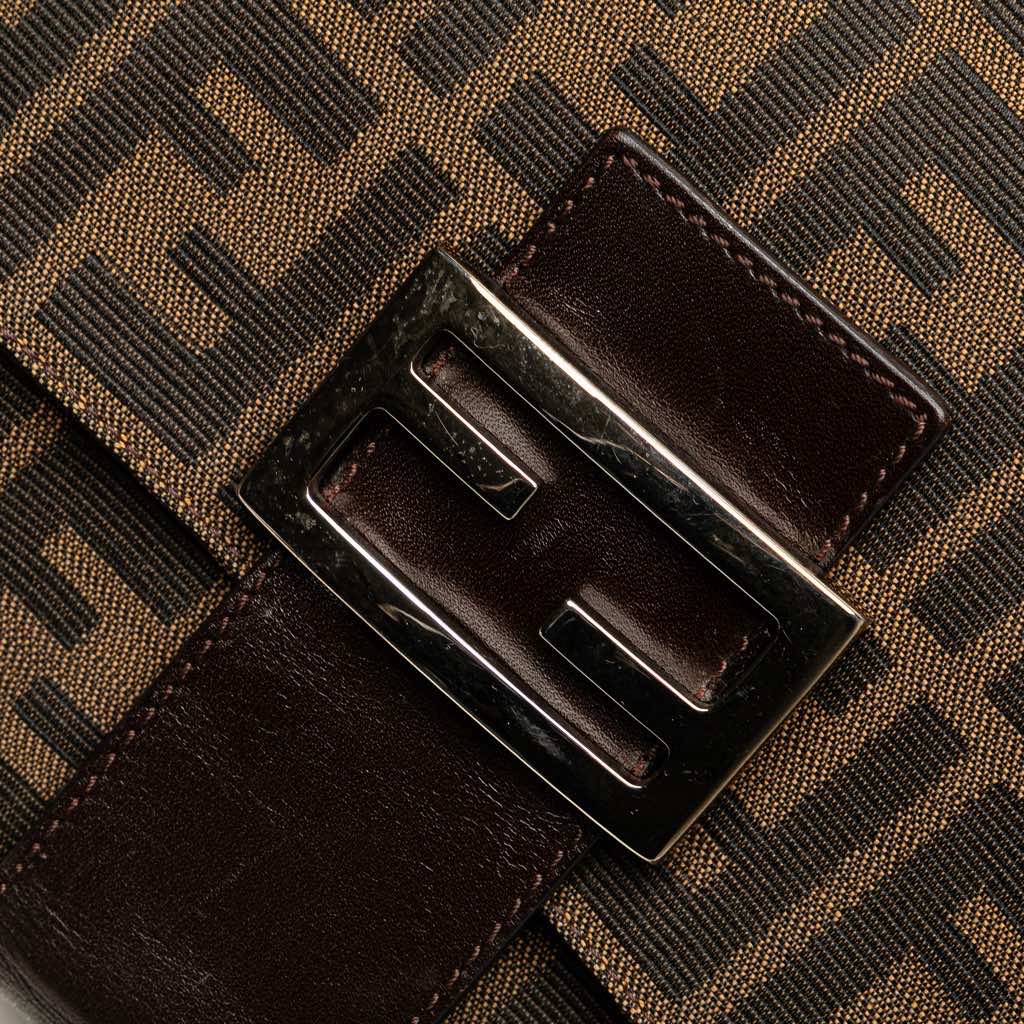 Fendi Zucca Canvas Shoulder Bag - Image 10