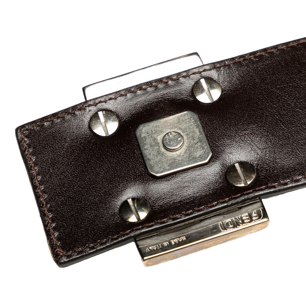 Fendi Zucca Canvas Shoulder Bag - Image 11