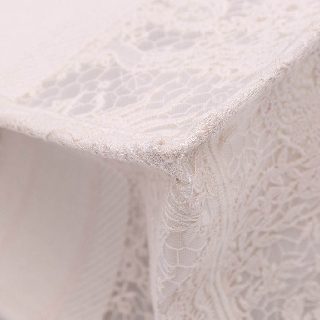 Dior Medium Canvas D Lace Sun Embroidery Book Tote - Detail 2