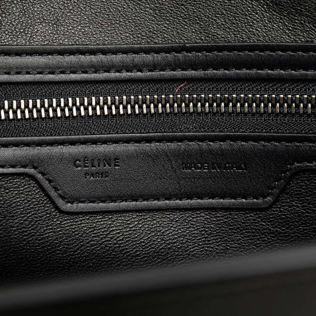 Celine Micro Tricolor Nubuck and Calfskin Luggage Tote - 5