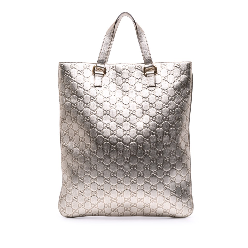 Gucci Metallic Guccissima Tote