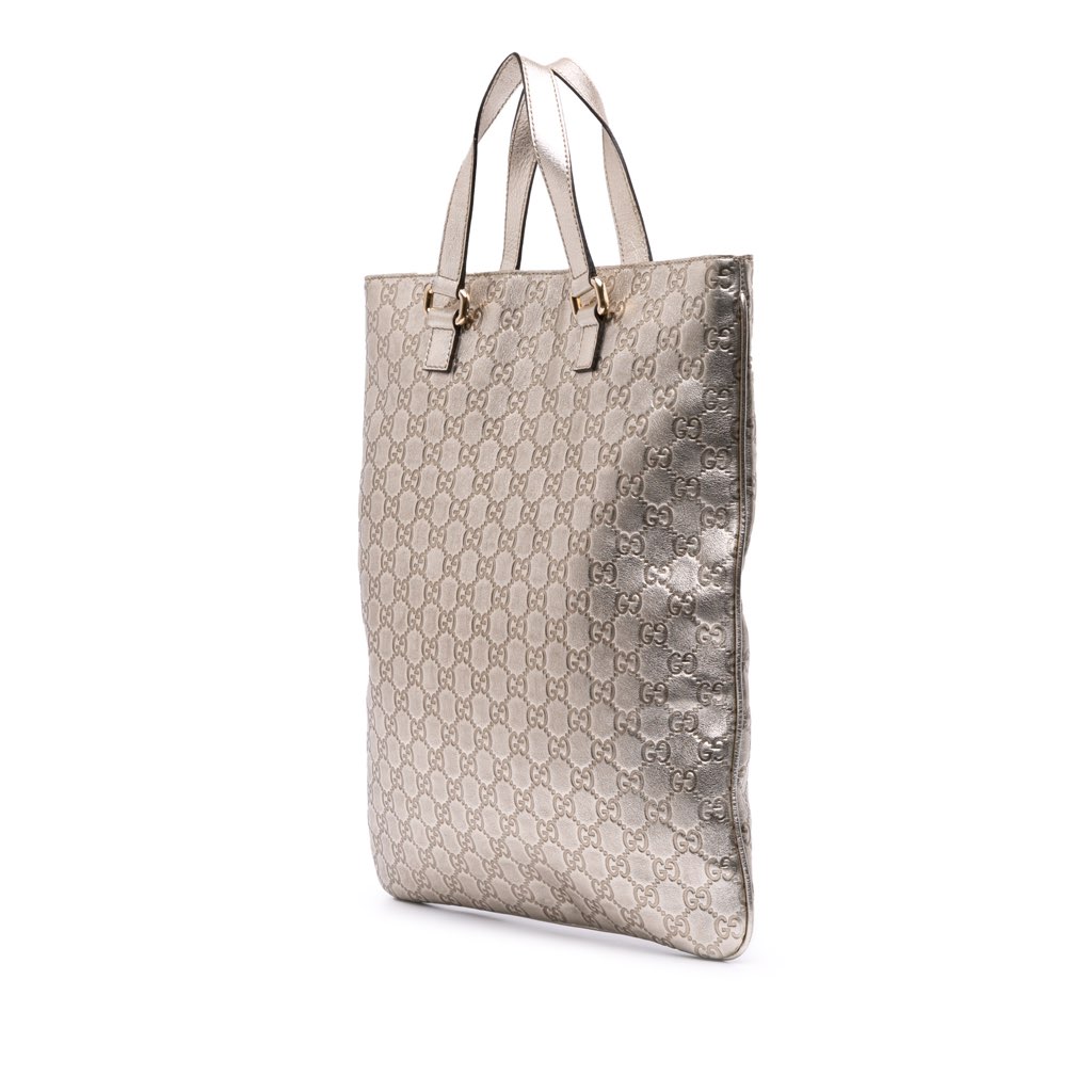 Gucci Metallic Guccissima Tote - 2