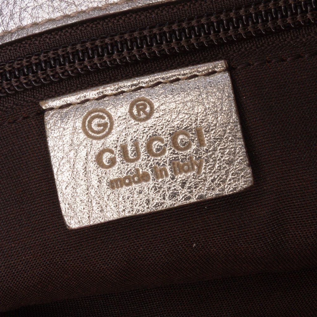 Gucci Metallic Guccissima Tote - 5