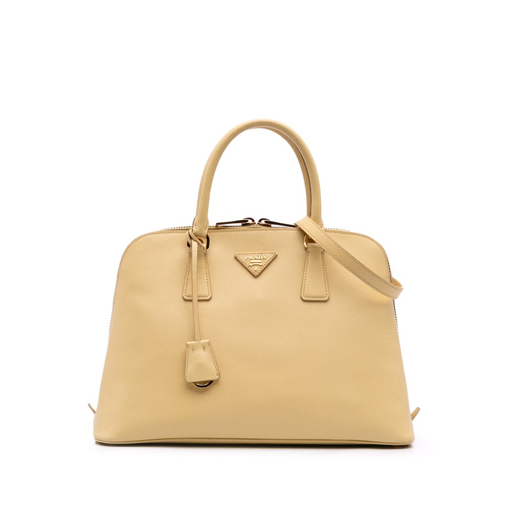 Prada Medium Saffiano Lux Promenade Satchel