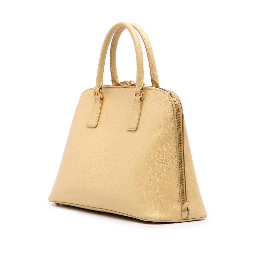 Prada Medium Saffiano Lux Promenade Satchel - Back view