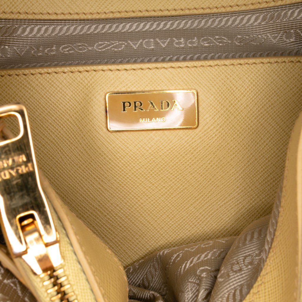 Prada Medium Saffiano Lux Promenade Satchel - Side view