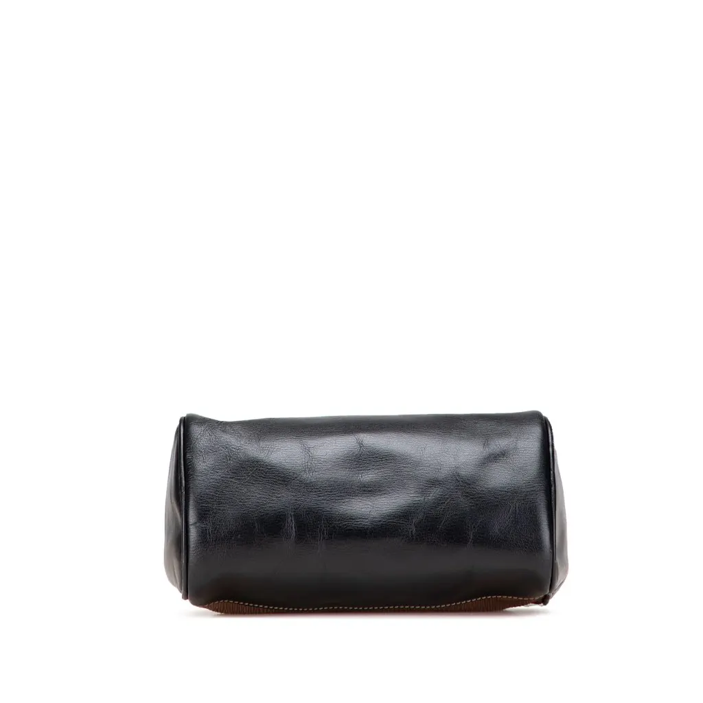 Loewe Leather Velazquez Pouch Brown Leather Good - Inside View